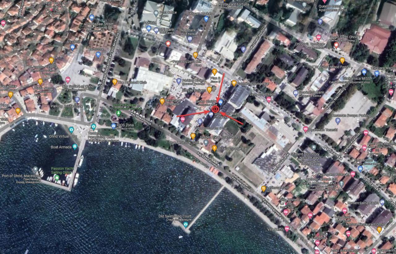 La Bella Apartments Ohrid Esterno foto